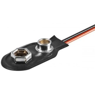 Goobay 1x 9V Block portabatterie, nero