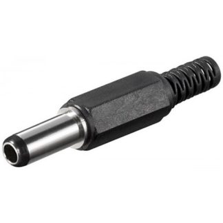 Spina DC con protezione antipiega- foro 2,5 mm x 5,5 mm