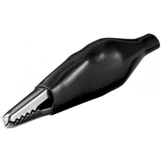 Morsetto a coccodrillo 49mm nero