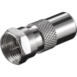 Adattatore F: Spina F - Spina coassiale