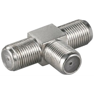 Adattatore SAT F a T: Presa F - 2 Presa F