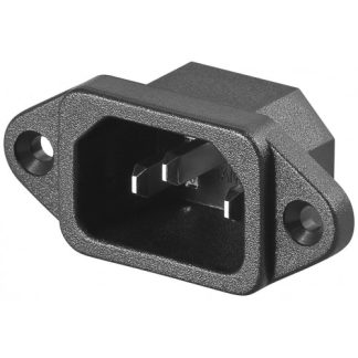 Spina AC a pannello IEC320 C14 corrente max. 250 V~ / 10 A