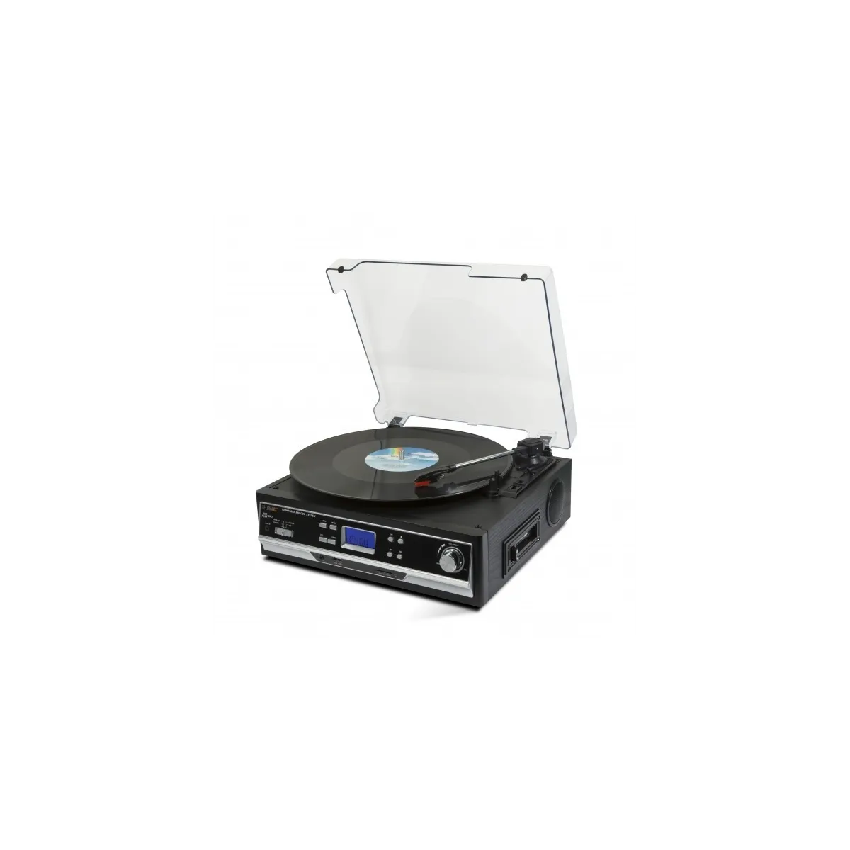 Giradischi TX22 All-in-One Stereo | Vinile, Cassette, Bluetooth, USB, SD, AUX-IN - immagine 2