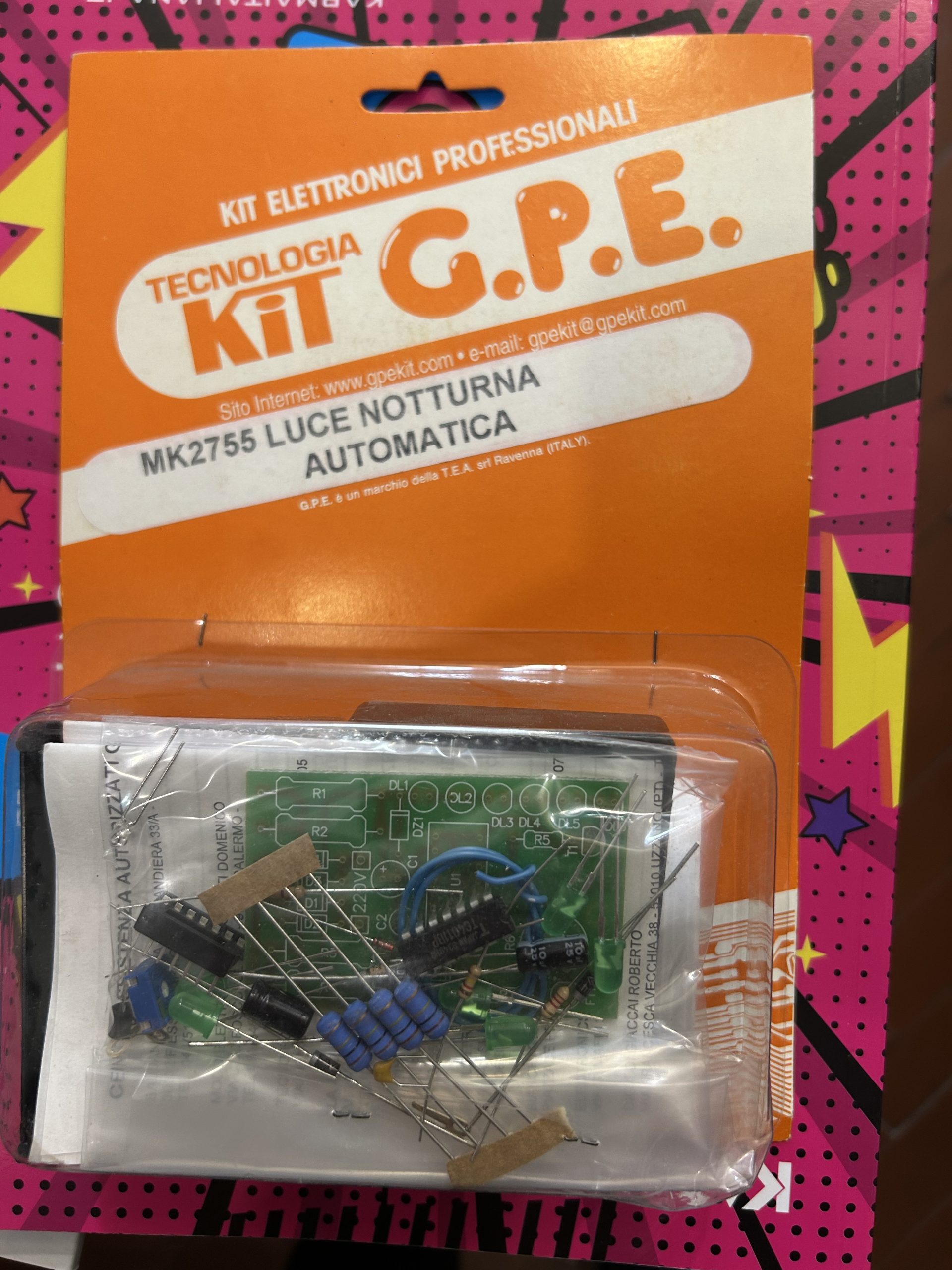 Kit MK 1315 MEMO TIMER - Scatola Montaggio G.P.E.