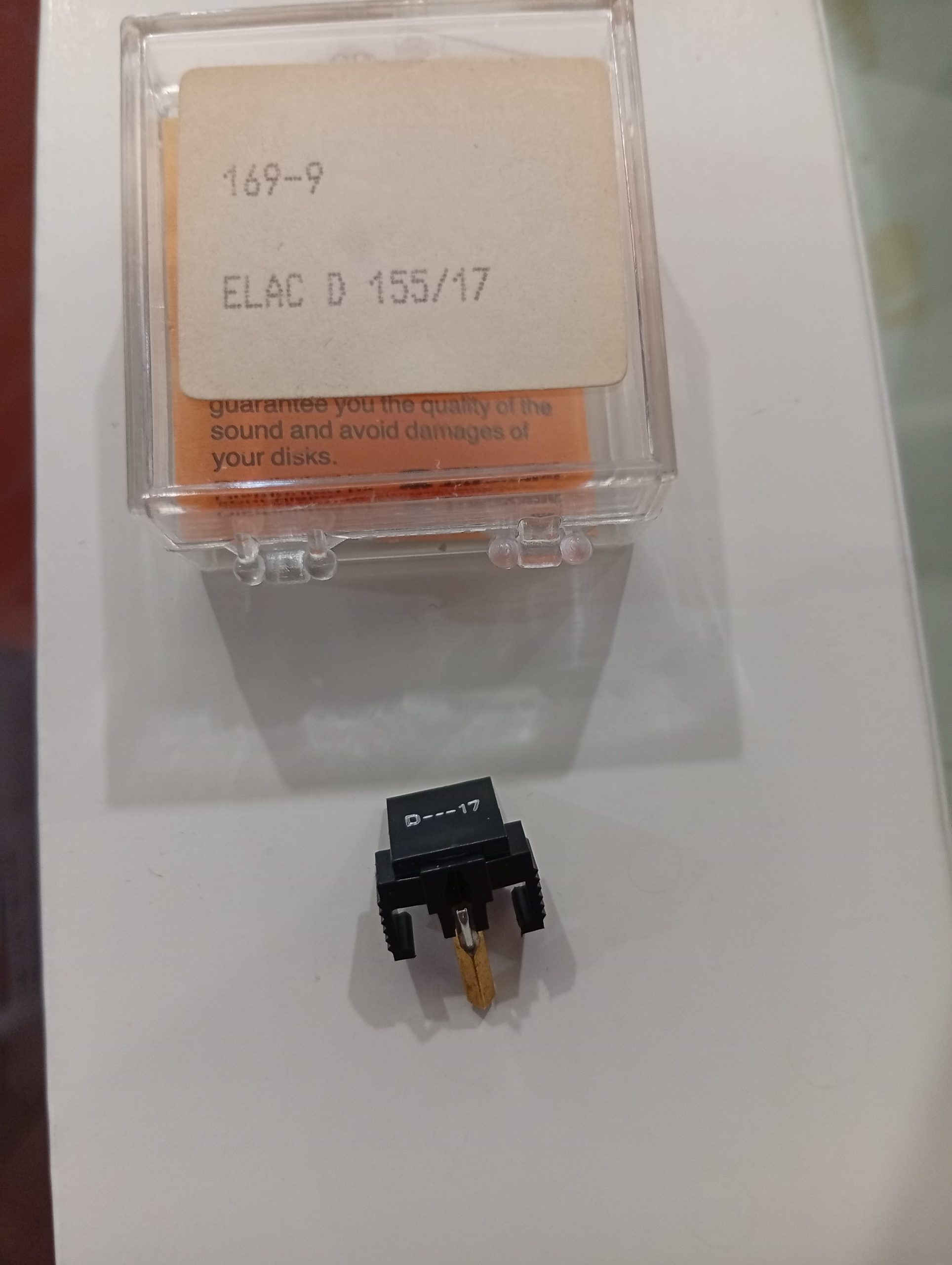 Puntina Giradischi Elac D 155/17 - Ricambio Diamante per Serie STS | 169-9 | D155/17