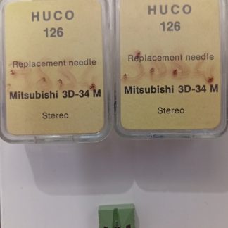 Puntina Giradischi Mitsubishi 3D-34M - Ricambio Diamante Stereo | Huco 126 | 03884