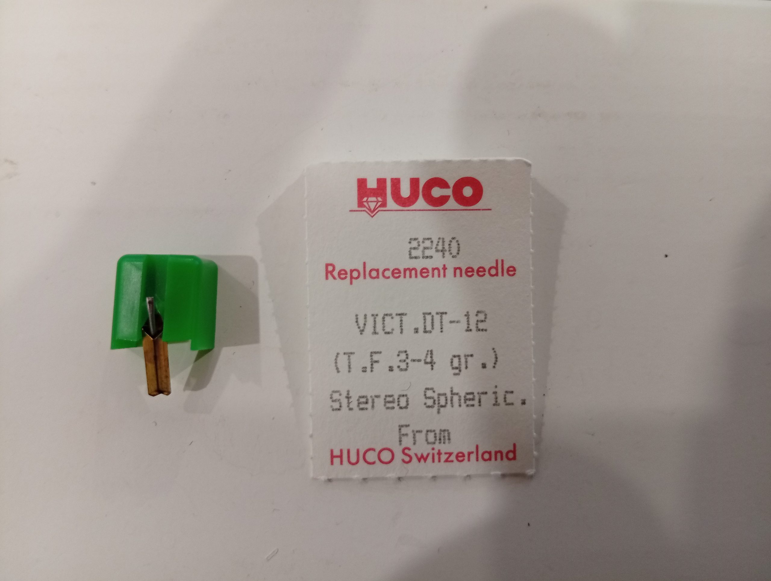Puntina Giradischi Victor DT-12 - Ricambio Stereo Spheric | HUCO 2240