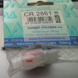 Testina Ceramica Universale Karma CR 2861 con Puntina | Ricambio Giradischi Vintage