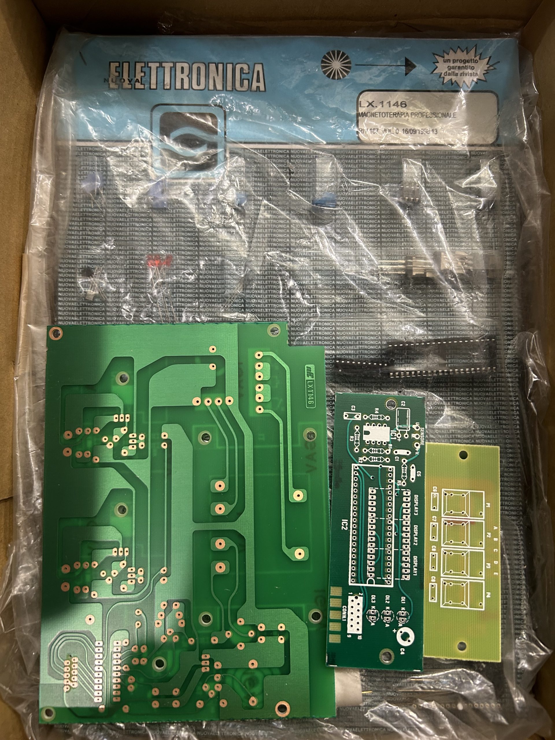 Nuova Elettronica LX.1146 - Magnetoterapia Professionale Kit Completo (manca il trasformatore)