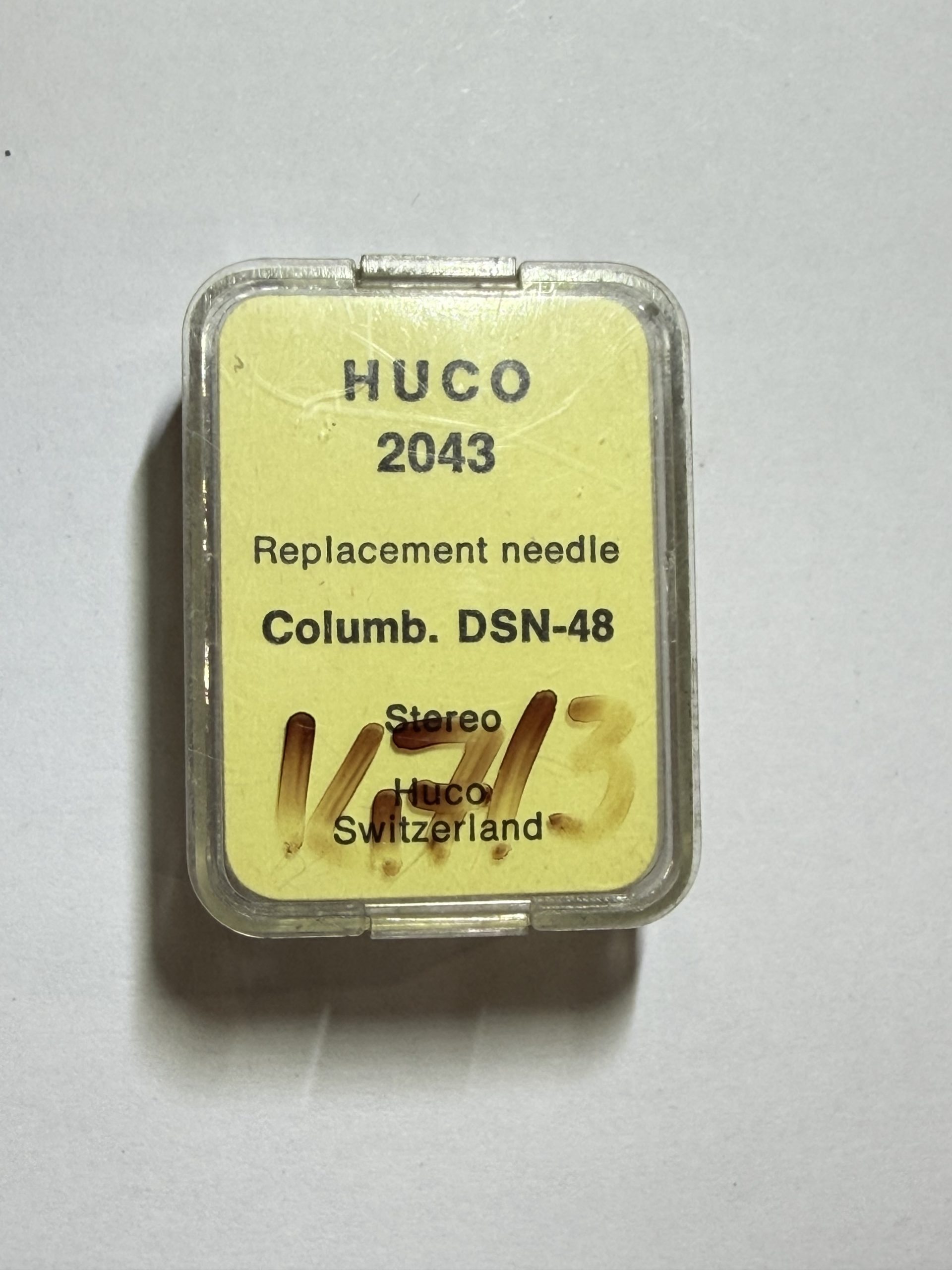 Puntina Giradischi HUCO 2043 - DSN-48 Columbus/Denon | Swiss Made - immagine 3
