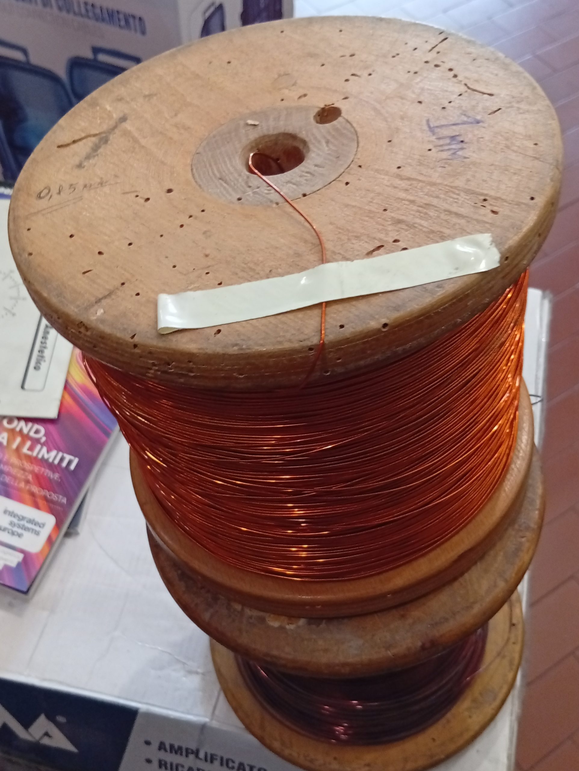 Filo di Rame Smaltato 0.75 mm | Per Avvolgimenti e Bobine 10 mt.