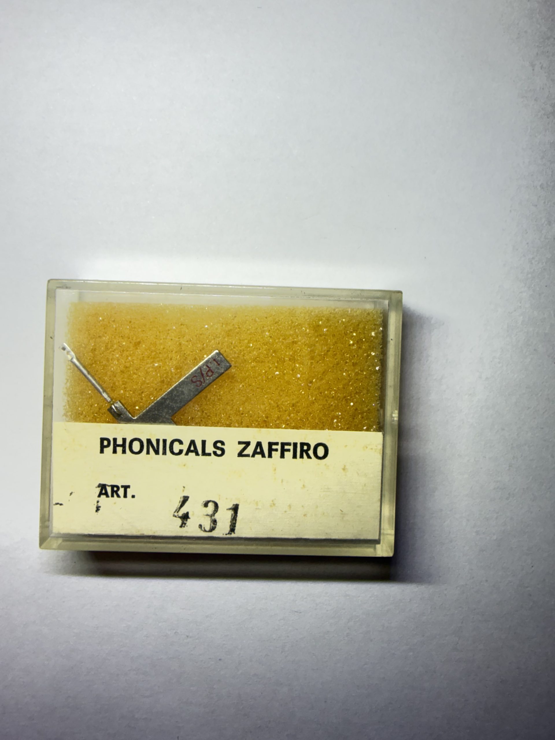 Ago Giradischi Phonicals Zaffiro Art. 431 | LP/S | Ricambio Vintage NOS - immagine 2