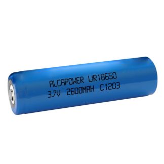 Batteria litio 3,7v 2600mah polo positivo a bottone