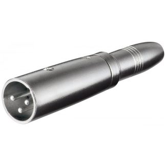 Adattatore XLR presa jack AUX da 6,35 mm a connettore XLR, Spina XLR (3 pin) Presa 6,35 mm (2-pin, m