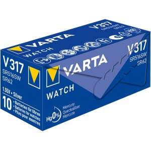 Varta-V357 (SR44) batteria a bottone ossido d'argento - 1,55 V