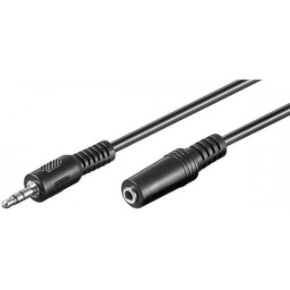 Prolunga audio e cuffie AUX, 3 pin da 3,5 mm, 5,0 m, nero
