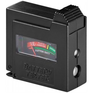Tester per batterie AAA, AA, 9V, Bottone