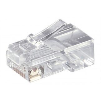 Spina modulare RJ45 per cavo tondo, 8 poli, versione non schermata