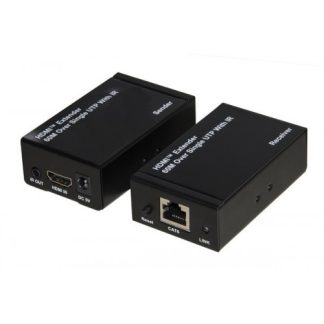 LKEXT16 Extender HDMI TRAMITE CAVO CAT5/6 FINO A 60 MT. FULL HD CON SENSORI INFRAROSSI PER TC.