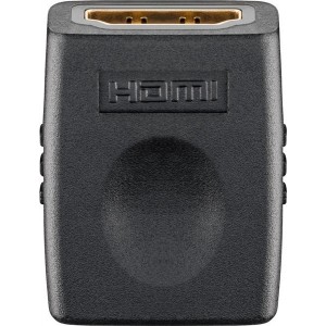 Adattatore HDMIâ¢ giungicavo, dorato Presa HDMIâ¢ (tipo A) - Presa HDMIâ¢ (tipo A)