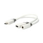 Adattatore USB-C Maschio / USB-C Femmina / 3,5 mm femmina 0.10 m