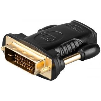 Adattatore HDMIâ¢/DVI-D, dorato Presa HDMIâ¢ (tipo A) Spina DVI-D Dual Link (24+1 pin)