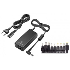 ST.90012 Alimentatore universale x notebook 70W con 9 connettori - 15-24V