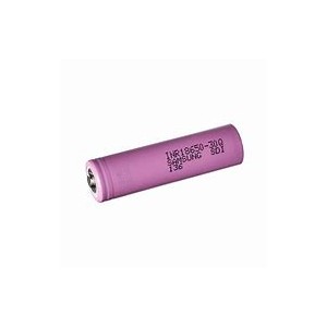 Batteria Ioni di Litio 18650 ricaricabile Polo RIALZATO 3,7Volt 2900mah 10Ah max