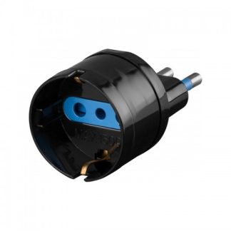 Adattatore Spina 10 A / Presa Schuko Nero