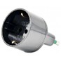 Adattatore Spina 16 A / Presa Schuko NERO