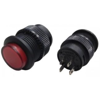 Interruttore a pressione 220V  diametro 16 mm Portata 250 Vac 1A