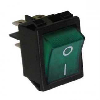Deviatore Bipolare Luminoso 21,5x28 220V Verde