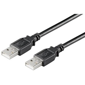 Cavo USB tipo A USB 2.0 1,8 m, nero, 1,8 m- Spina USB 2.0 (tipo A) - Spina USB 2.0 (tipo A)