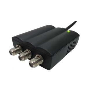 Amplificatore da interno 1 IN - 2 OUT VHF-UHF 112dBuV guadagno 25dB