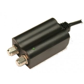 Alimentatore da antenna 300mAh con connettore F e led, super slim