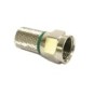 Connettore F a vite 6.7mm doppio OR