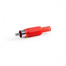 Connettore RCA | RCA maschio, Rosso