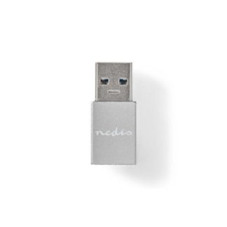 Adattatore USB-A USB 3.2 Gen 1 USB-A Maschio USB-Câ¢ Femmina 5 Gbps Tondo Placcato nickel