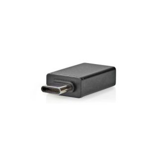 Adattatore USB-Câ¢ USB 3.2 Gen 1 USB-Câ¢ Maschio USB-A Femmina 5 Gbps OTG Tondo Placcato nickel