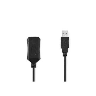 Cavo USB attivo; USB 2.0 USB-A Maschio USB-A Femmina 480 Mbps 5.0 m Tondo Placcato nickel pvc rame