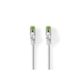 Cavo CAT7  S / FTP  RJ45 maschio  RJ45 maschio  2.00 m Tondo  LSZH  Bianco