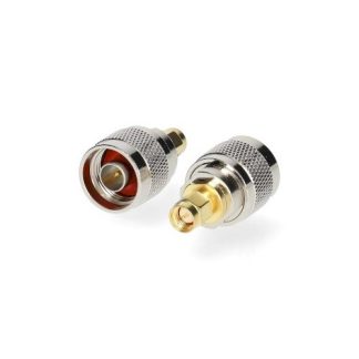 Adattatore SMA; SMA maschio N maschio Placcato oro 50 Ohm Dritta Rame Argento / Oro