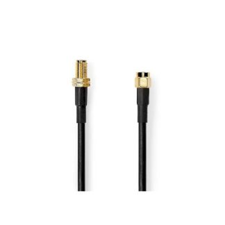 Cavo SMA maschio  SMA femmina  Placcato oro  50 Ohm  Doppio schermo  15.0 m
