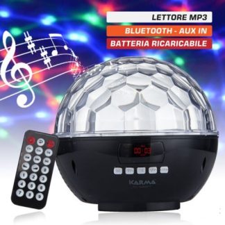 DJ 368MP3 Effetto luce a batteria con MP3