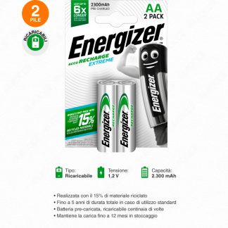 BAT. NI-MH AA HR6 Energizer EXTREME BILSTER 2