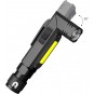 Torcia tattica ricaricabile - 250 + 150 lumen - corpo alluminio - base magnetica