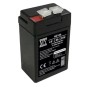 Batteria ricaricabile al piombo 4V - 2AH - larg.45mm - prof 33,5mm - alt 75/81mm