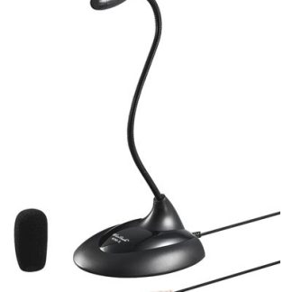Microfono a supporto Wintech MC-10 nero