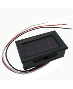 Voltmetro digitale display led rosso DC 0-30V 3 fili