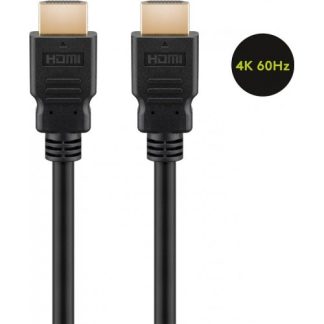 Cavo HDMIâ¢ 2.0 ad altissima velocita' con Ethernet, 1,0 m, nero- Spina HDMIâ¢ (tipo A) Spina HDMIâ¢ (t